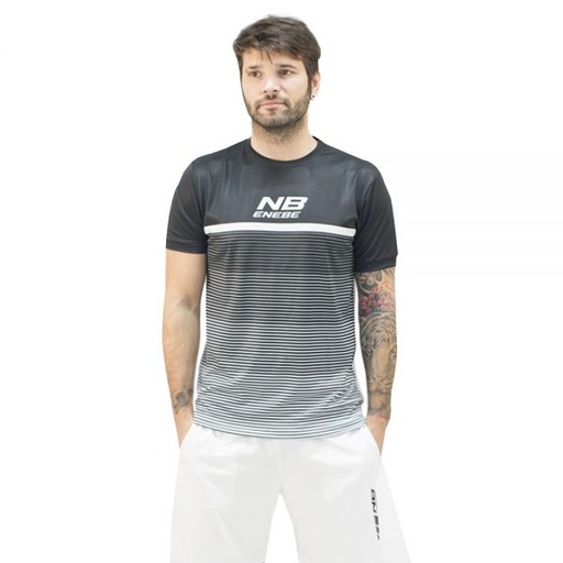[43402] Camiseta Enebe Hombre Max Pro Negro